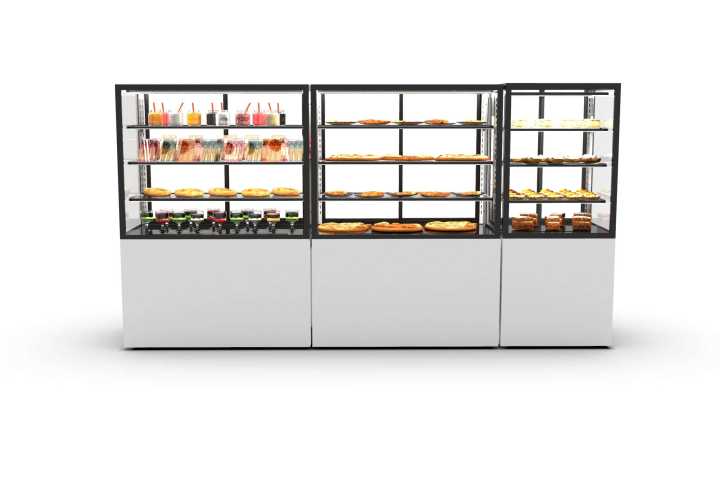 Vitrine neutra com base IN120/50-110N
