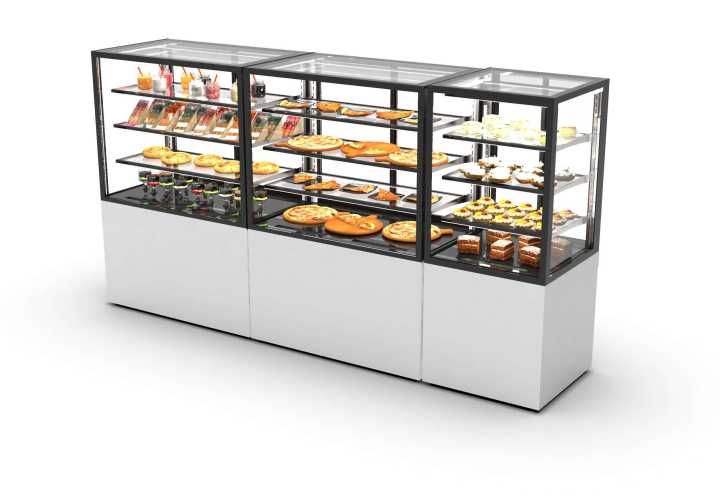 Vitrine neutra com base IN120/50-110N