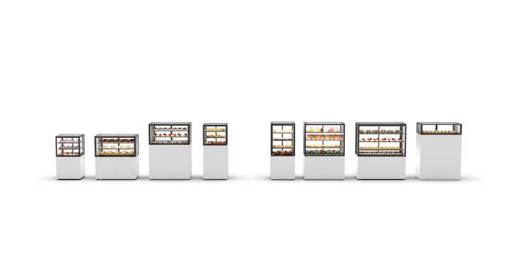 Vitrine neutra com base IN120/50-110N