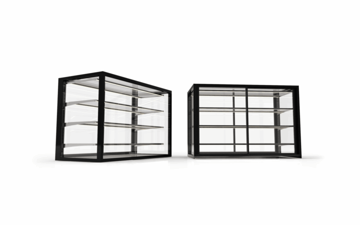 Vitrine neutra com base IN120/50-110N