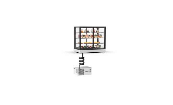 Vitrine refrigerada com grupo remoto IN-100-60R