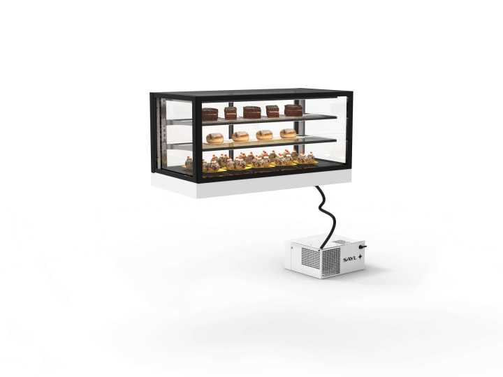 Vitrine refrigerada com grupo remoto IN-100-60R