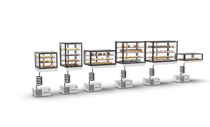 Vitrine refrigerada com grupo remoto IN-100-60R
