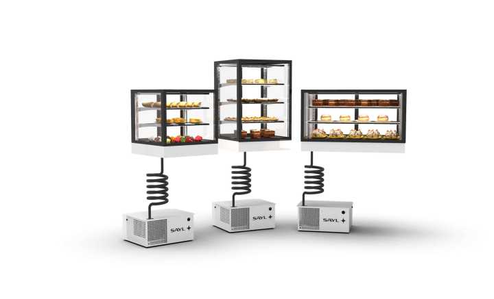 Vitrine refrigerada com grupo remoto IN-100-60R