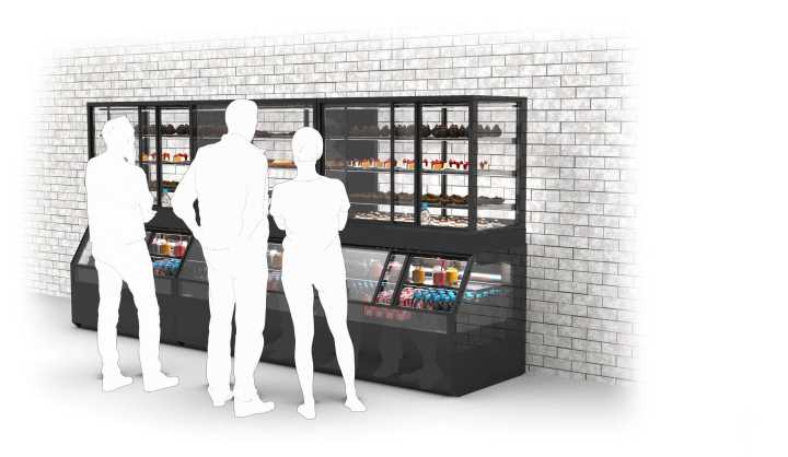 Vitrine combi COC8AN