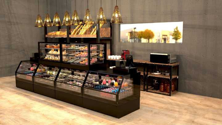 Vitrine combi COC8AN