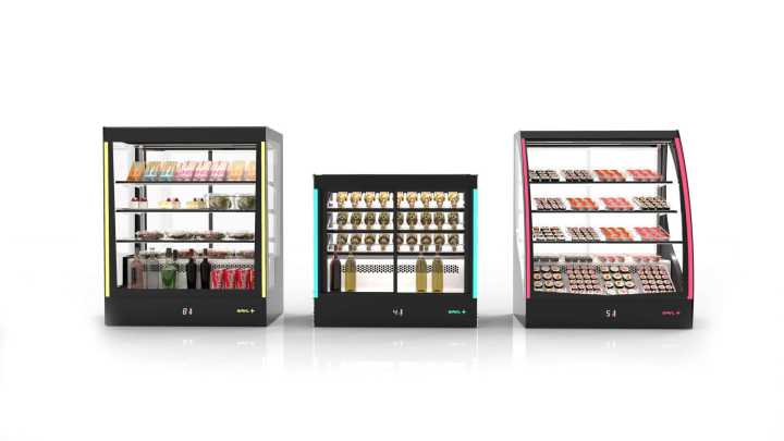 Vitrine refrigerada curvada PAK - CAA