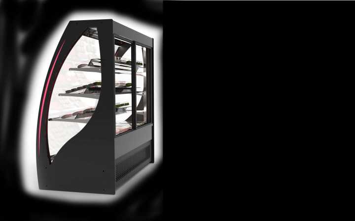 Vitrine refrigerada curvada PAK - CAC