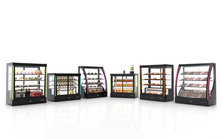 Vitrine refrigerada curvada PAK - CCA