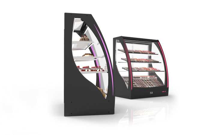 Vitrine refrigerada curvada PAK - CCA