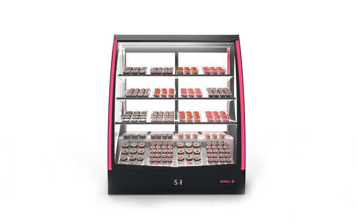 Vitrine refrigerada curvada PAK - CAC