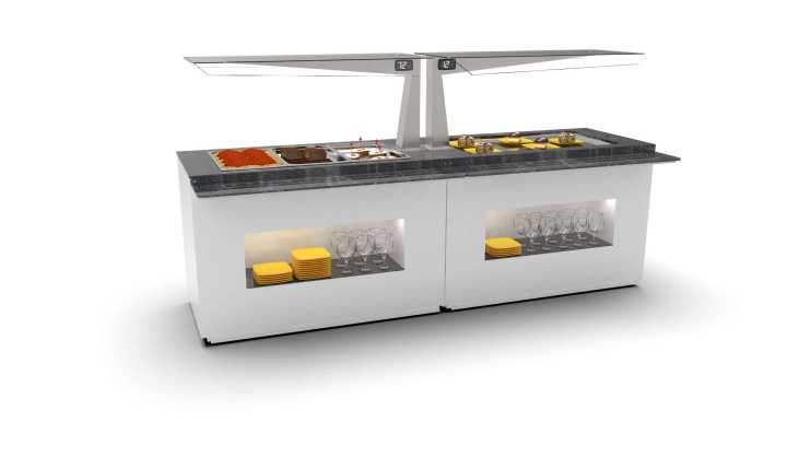 Buffet com self-service refrigerado BUF15E