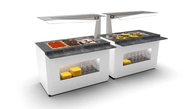 Buffet com self-service refrigerado BUF15E