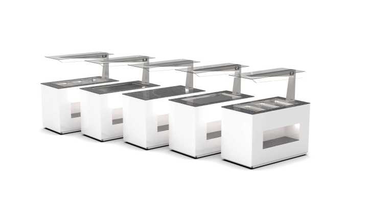 Buffet com self-service aquecido BUSA