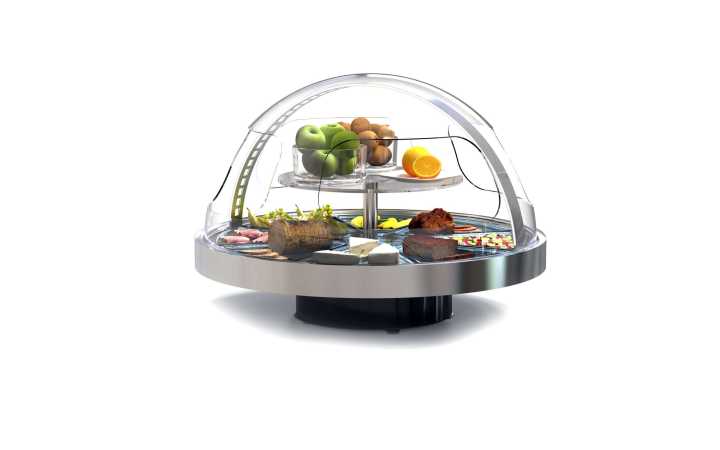 Vitrine refrigerada redonda BUF360P