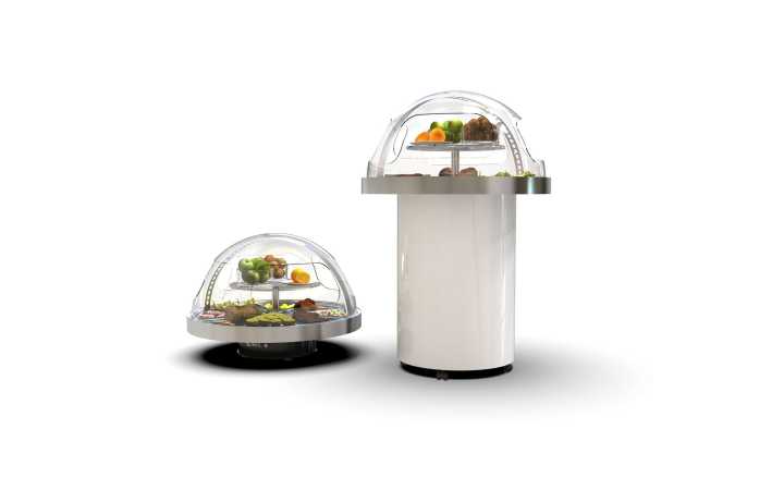 Vitrine refrigerada redonda BUF360P