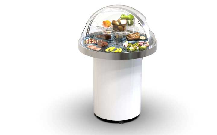 Vitrine refrigerada redonda BUF360