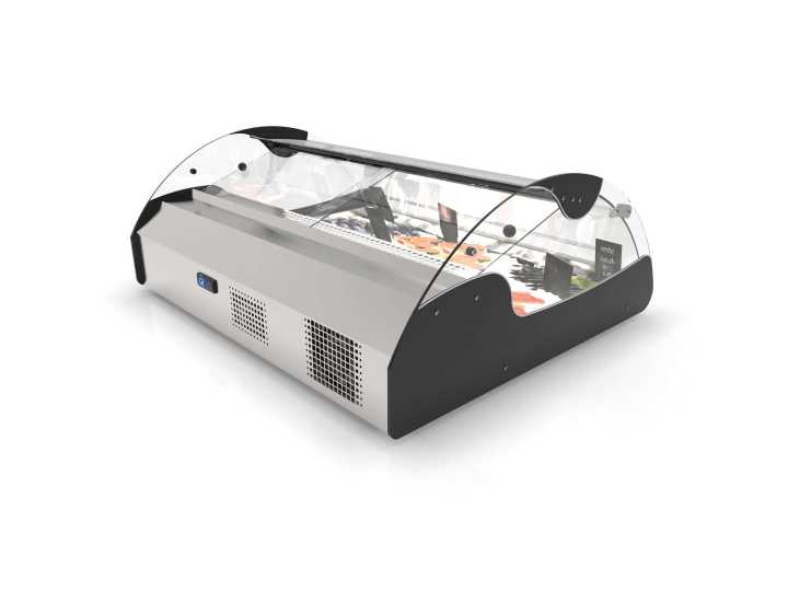 Vitrine refrigerada para peixes VX2-N