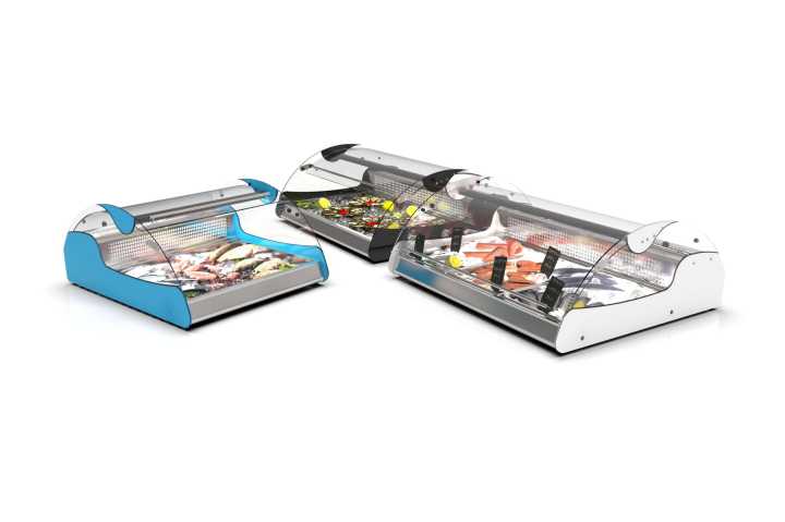 Vitrine refrigerada para peixes VX2-N