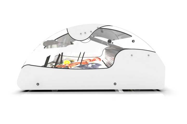 Vitrine refrigerada para peixes VX2-N