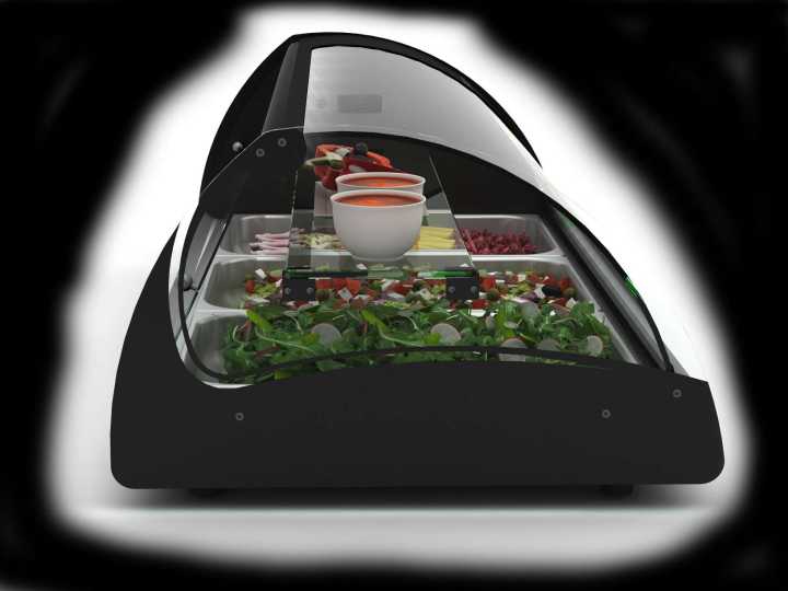 Vitrine refrigerada de bancada VS3