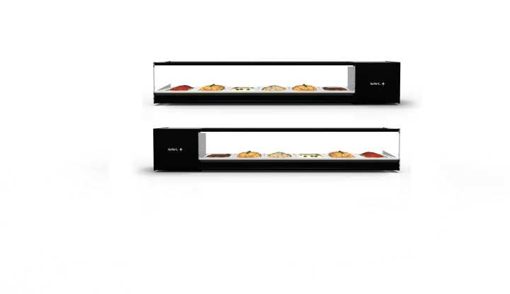 Vitrine refrigerada de bancada VTLG8P-I