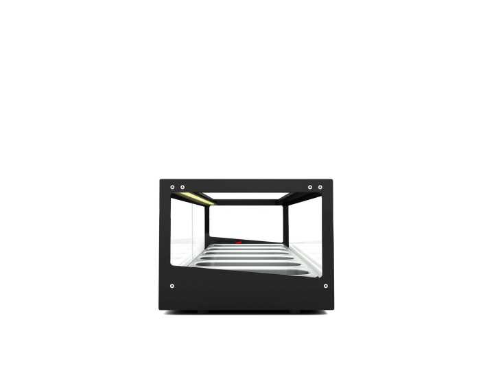 Vitrine aquecida de bancada CLO6BL LED
