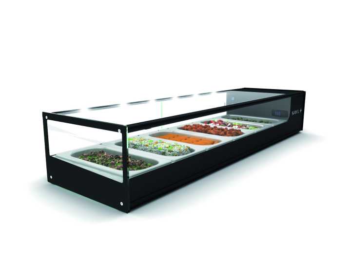 Vitrine refrigerada de bancada VTLG8P-I