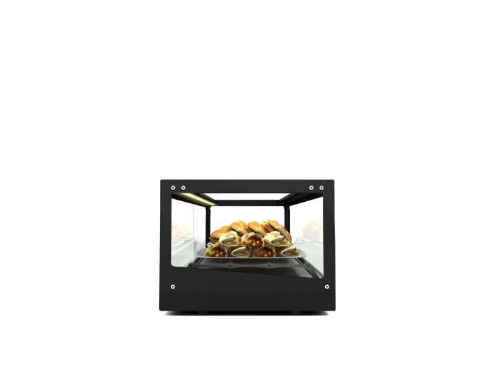 Vitrine aquecida de bancada CLO4SL LED
