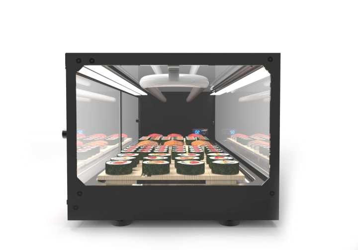 Vitrine refrigerada para sushi VTLG6S