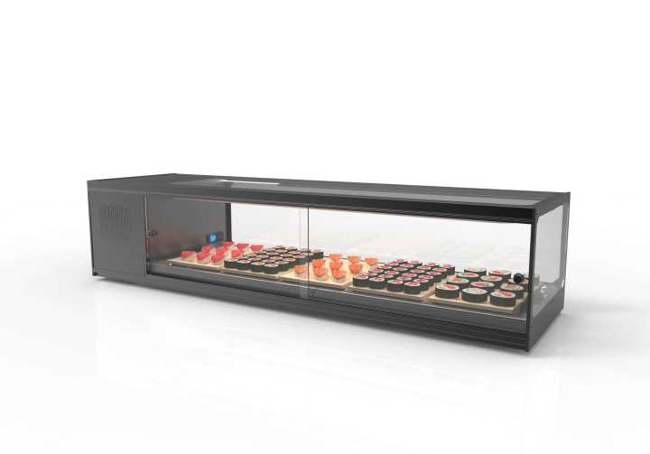 Vitrine refrigerada para sushi VTLG6S