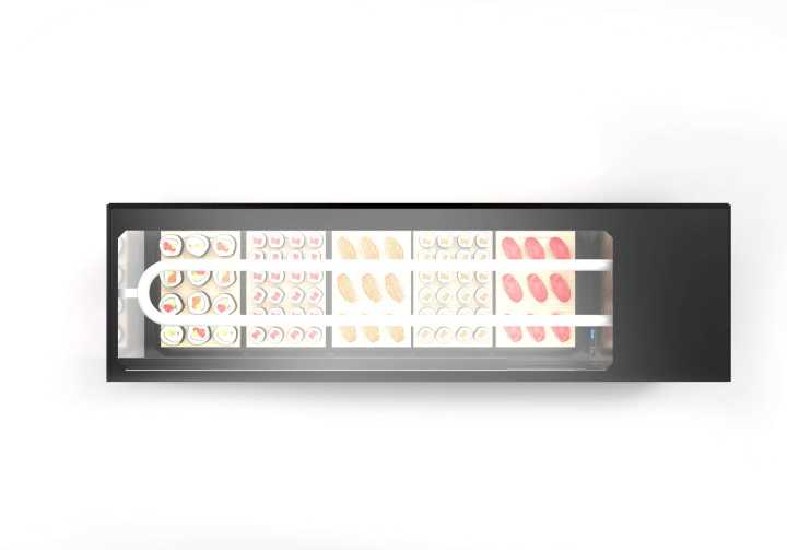 Vitrine refrigerada para sushi VTLG6S