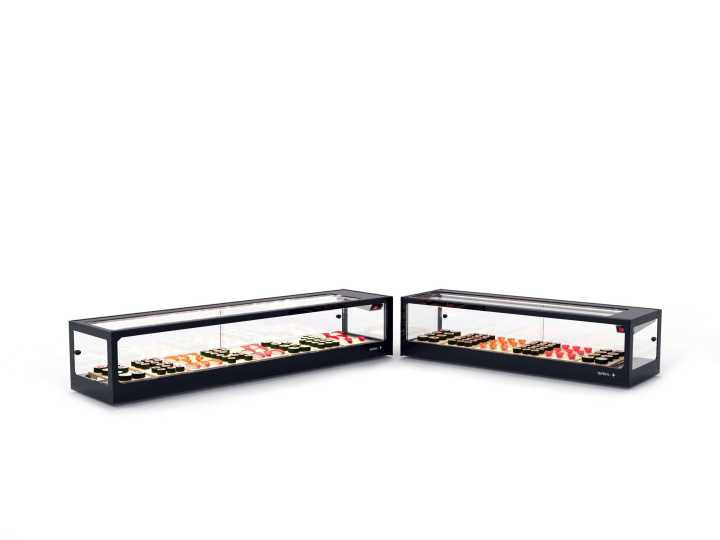 Vitrine refrigerada de bancada com grupo remoto VTLG8GR