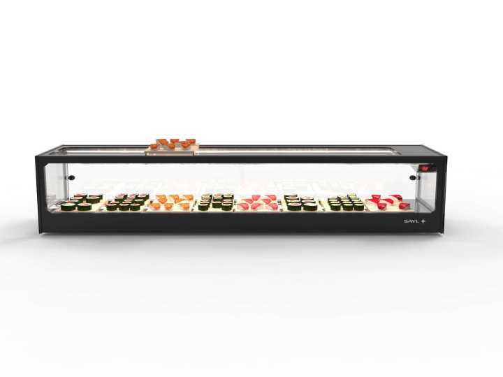 Vitrine refrigerada de bancada com grupo remoto VTLG6GRP