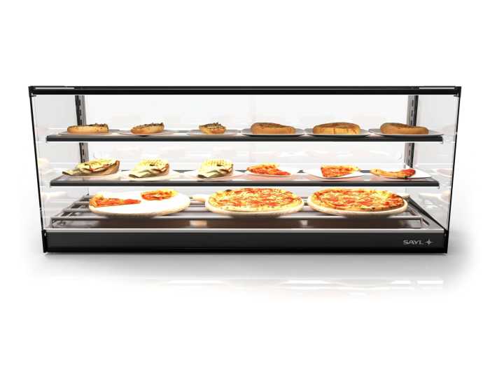 Vitrine aquecida CLO26B-2