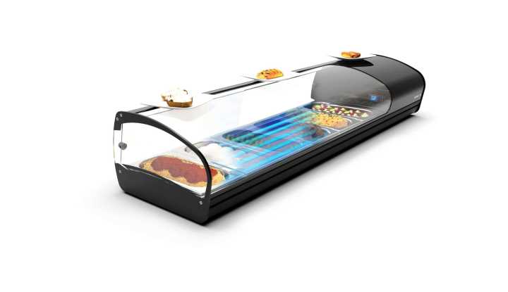 Vitrine aquecida SHK6L LED