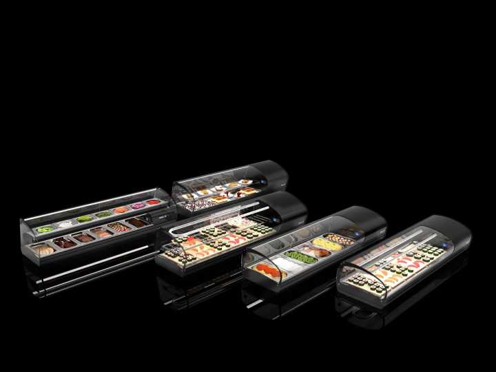 Vitrine refrigerada para sushi SK8S