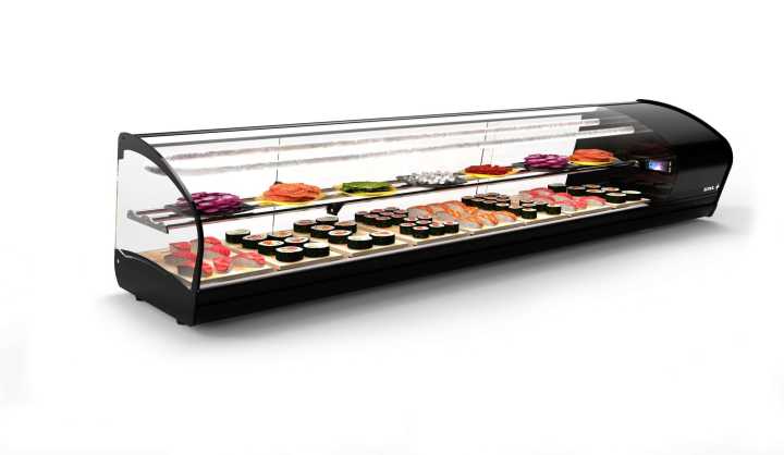 Vitrine refrigerada para sushi SK8S