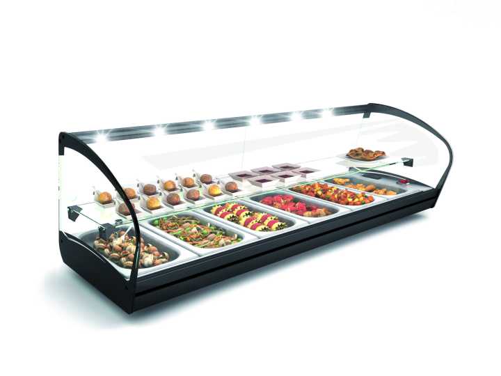 Vitrine aquecida SHK6L LED