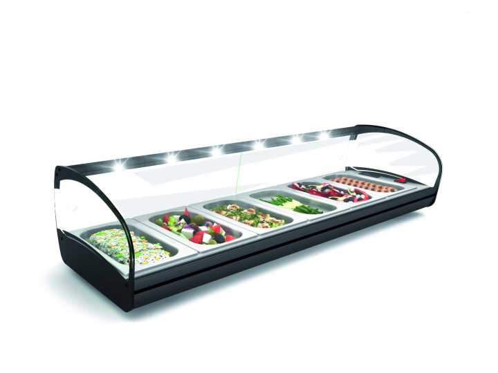 Vitrine aquecida SHK6L LED