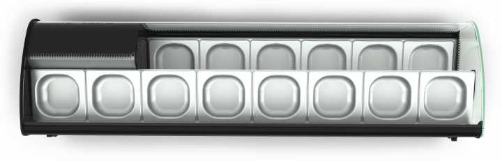 Vitrine aquecida SHK6L LED