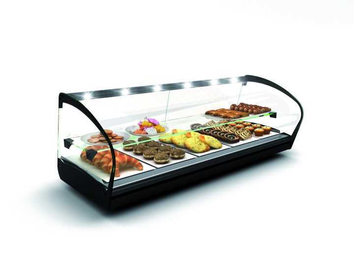 Vitrine aquecida SHK6L LED