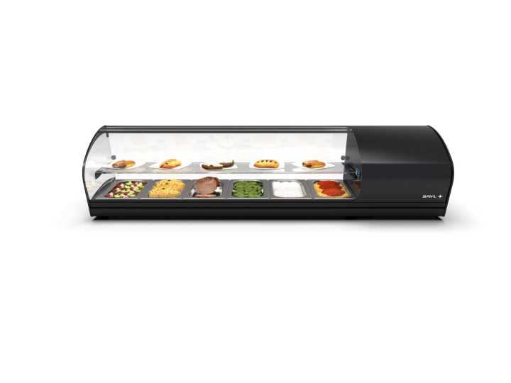 Vitrine aquecida SHK6L LED