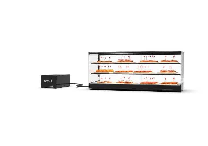 Vitrine refrigerada de bancada com grupo remoto VTLG26GR-2