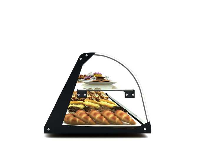Vitrine neutra com prateleira E24L LED