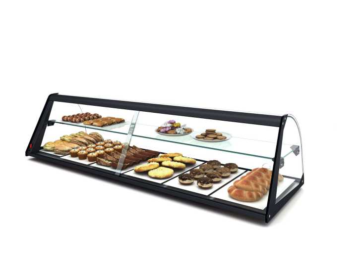 Vitrine neutra com prateleira E24
