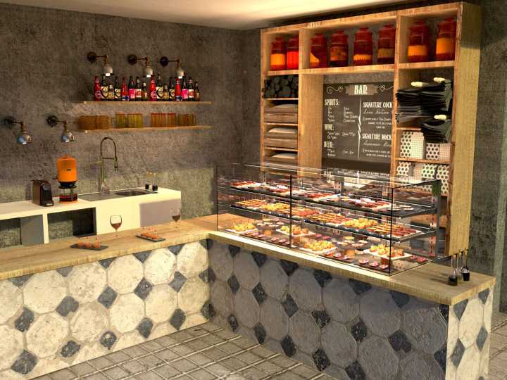 Vitrine neutra com prateleira EPV60