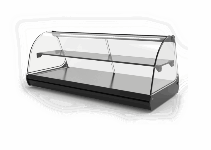 Vitrine neutra com prateleira V26-NE