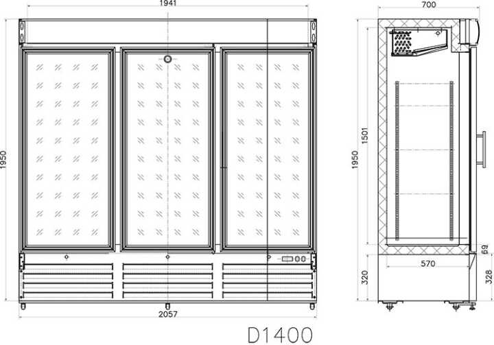 Murais Expositores Ace-1603-c Hc Congeladores