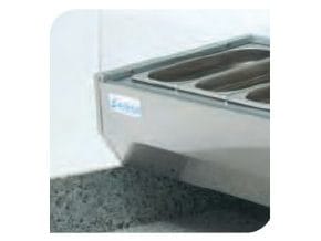 Vitrina expositora refrigerada 10 x GN 1/4, 2300 x 336 x 450mm